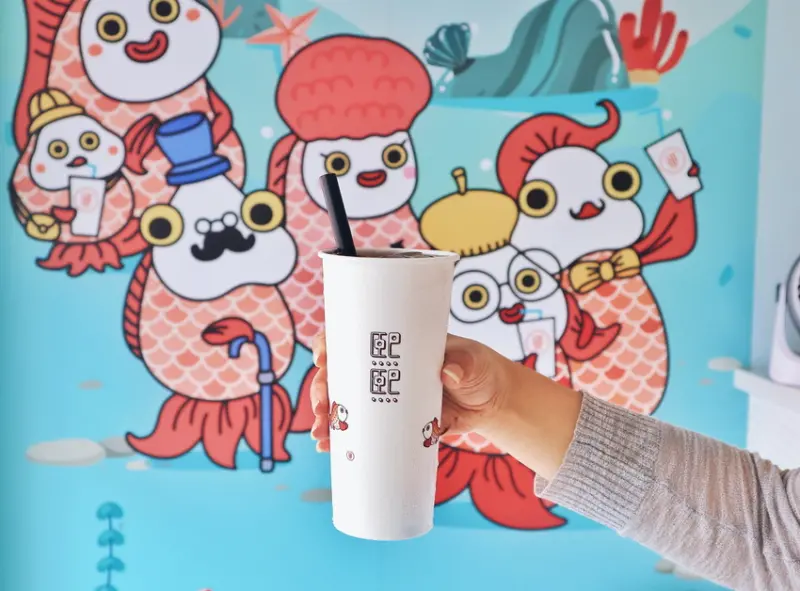 【新竹飲料店推薦】熙熙茶飲：悠游在海底世界與可愛小金魚一起SIP SIP
