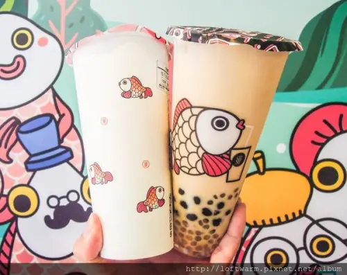 熙熙茶飲 可愛金魚圖案的療癒系飲料專賣店 新竹光復門市 Sip Sip Tea House 回甘不只三秒鐘 (附菜單...