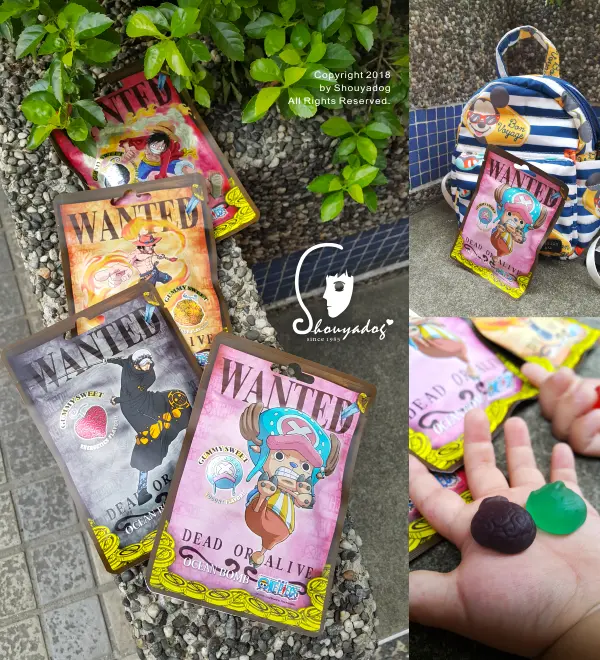 【零食糖果】YHB OCEAN BOMB X 航海王 惡魔果實 QQ軟糖 四種風味一次滿足