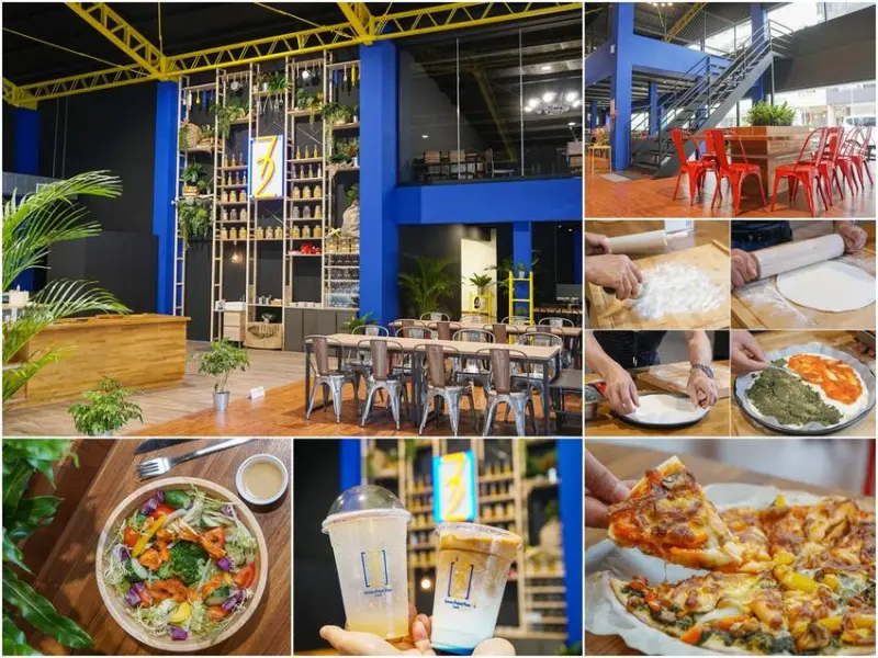 [高雄]7.2 Café 柒點貳咖啡(高雄旗艦店)-超時尚咖啡廳!北歐工業風～自己的Pizza自己動手DIY～!好吃好玩好打卡 - 美食好芃友