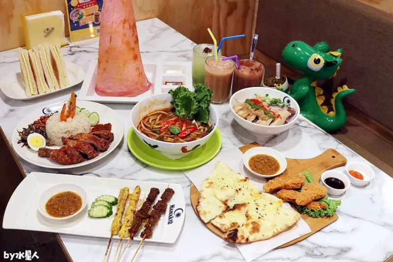 MAMAK檔星馬料理中科店，正宗馬來西亞風味餐廳，星馬料理開胃好吃，震撼視覺和味蕾的南洋菜推薦