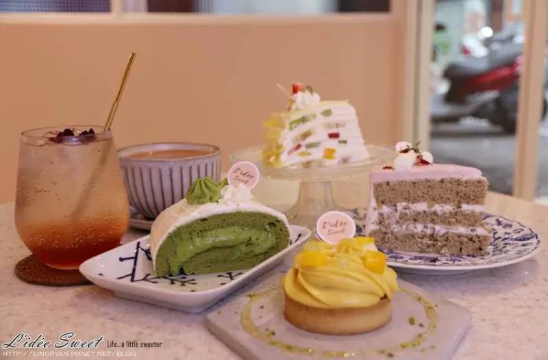 新北。板橋｜Lidée Sweet 時甜-新開幕韓風打卡系咖啡廳,每日現做手工甜點-供插座不限時、老宅區最美的風景。