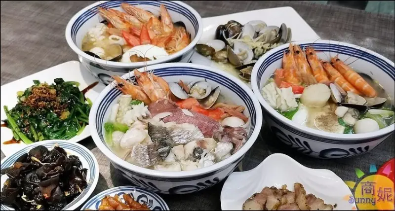 味尚鮮海鮮粥| 台中百元海鮮粥料超多!免費加湯打卡再送小菜 也可DIY加料變身霸王粥-商妮吃喝遊樂