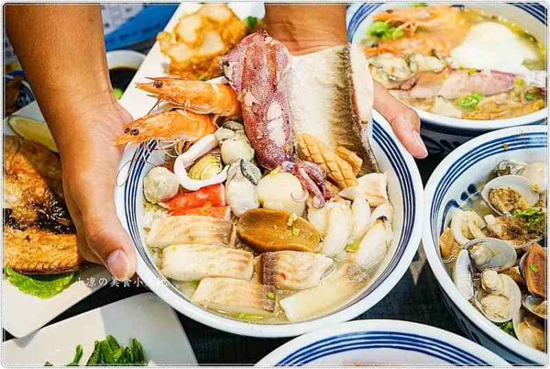 味尚鮮海鮮粥║台中海鮮粥，超浮誇系霸王粥，隨心所欲自由配，痛風也要吃！