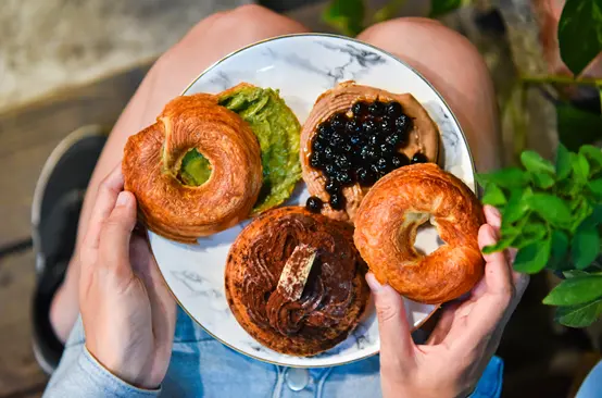 啡嚐丹麥：台中北區美食-一中商圈創意現烤丹麥甜甜圈，健康低油低糖散步甜點！