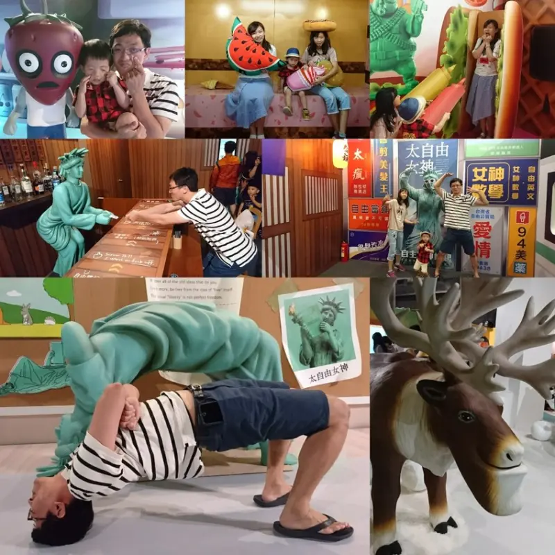 高雄駁二特區~扭蛋星球~大型療癒戽斗動物們、搞笑太自由女神、巨型甜點、可怕水果殭屍~登陸了~北高同步~展期6/22-9/12              