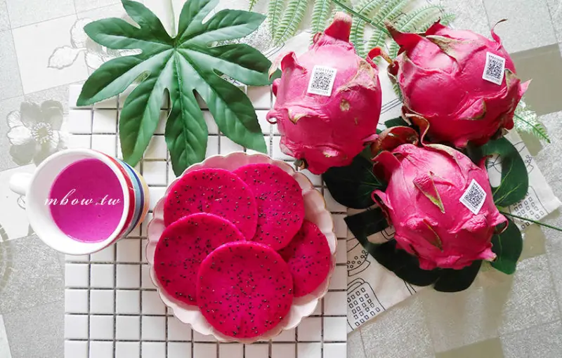 「宅配火龍果」台南仁波霸火龍果 果肉清甜多汁，有機小農新鮮收成 產地直送到府