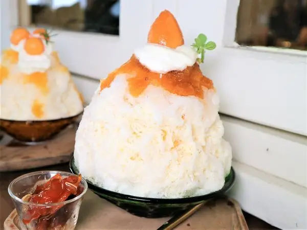 【台中】花毛かき冰吃茶。日式季節漬物水果刨冰店