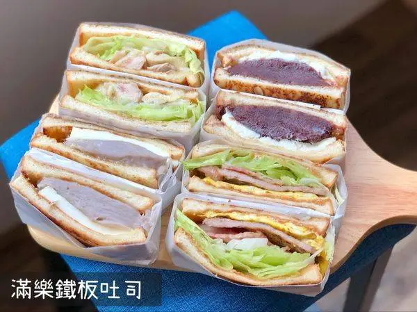 滿樂鐵板吐司-值得排隊兩個小時的滿滿芋泥