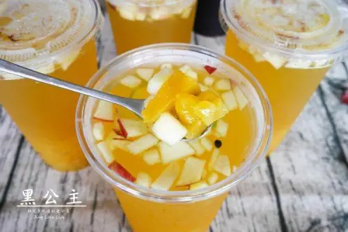 ★食★桃園→【黑公主】炎炎夏日消暑純手工熬煮鳳梨水果茶VS仙草凍/藝文特區美食