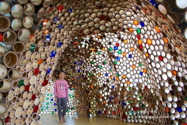 【南投。草屯】台灣工藝文化園區。免門票的歡樂森林兒童遊戲區是親子共遊的好去處。