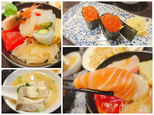 【台北日本料理】一番食堂，海鮮丼套餐超豐盛，鮭魚肉質新鮮、越嚼越香，用餐每人附一碗味噌湯！