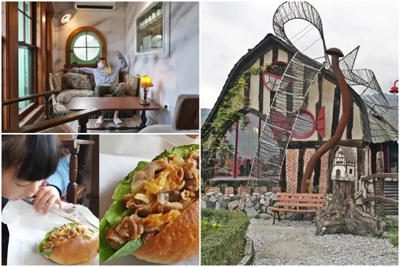 【花蓮景點】不用飛到國外,熱門人氣童話屋景點推薦,Mr. Sam 山姆先生咖啡館,還有超美落羽松