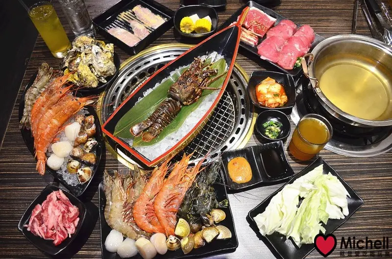 ❤️新北/樹林美食❤️好客燒烤(樹林秀泰店)：生蠔超新鮮、深海琥珀蝦、招牌霸王蝦等新鮮海鮮，食材豐富，生啤酒無限暢飲，還有龍蝦、和牛！！