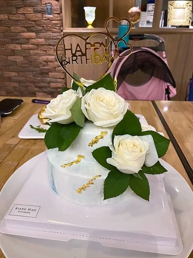 【台中 蛋糕】Siang Hao · Pâtisserie・甜點，夢幻系的生日蛋糕，壽星秒生出滿天的粉紅泡泡