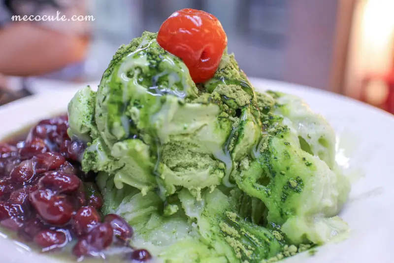 新開幕～泉涼冰品室！有點小可愛的冰店，芋見黑糖剉冰、宇治抹茶雪花冰～