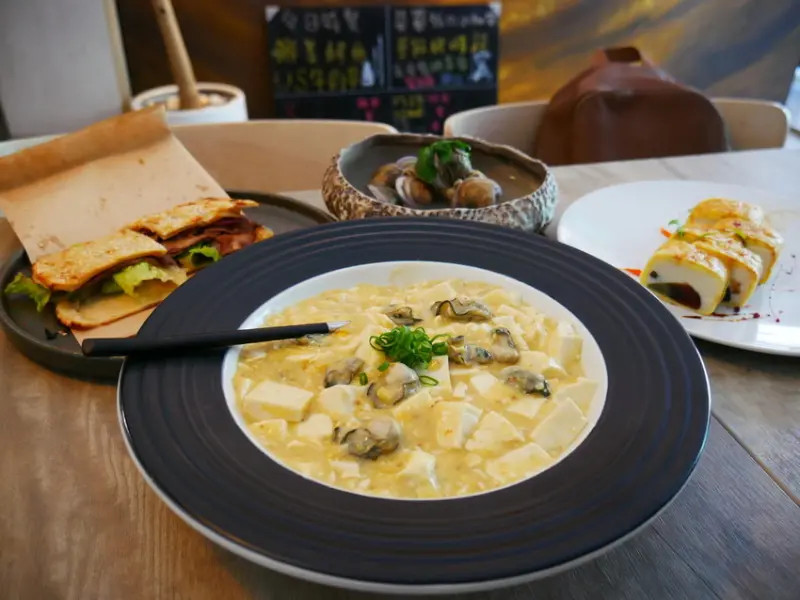 【Angelas日嚐】繽紛多彩的大理石紋面環境，品嚐清淡的中西合璧台菜創意料理，捷運國父紀念館站餐廳，中式餐酒館【Maison 家】體驗券