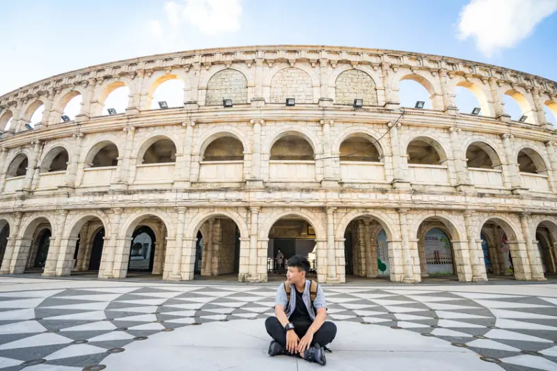 【澳門免費景點】澳門漁人碼頭 超狂直接把羅馬競技場搬來了！