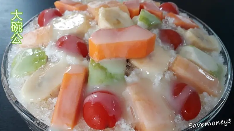 大碗公冰.甜品｜台中剉冰大連店,挺果農,水果類第二碗半價! - 達人Emily的播報台