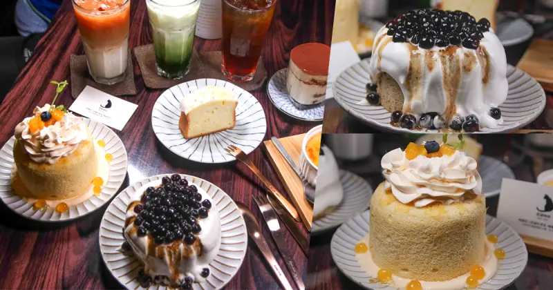 台南咖啡廳推薦巷弄隱密的肥貓咖啡，招牌必點伯爵珍奶戚風蛋糕、芒果戚風蛋糕 X 寵物友善咖啡廳 - 跟著尼力吃喝玩樂＆親子生活