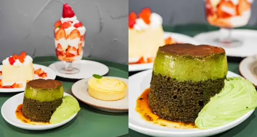 【台中北屯】五金女子行☞集可愛和美味於一身的甜點店，請讓我跟抹茶布丁蛋糕原地結婚!