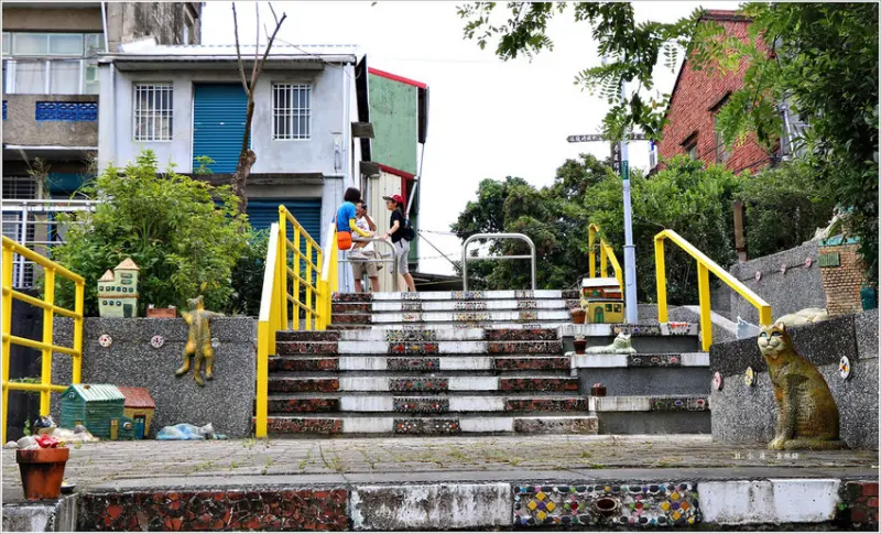 【台南‧龍崎】貓咪階梯‧龍崎社區一日遊 超Q的貓咪階梯 讓人軟萌軟萌拍不停