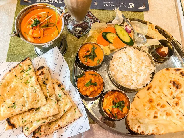 【台中 西屯】淇里思印度餐廳 朝富店 Chilliesine Indian Restaurant- ChaoFu Rd，連鎖正宗印度料理餐廳，咖哩口味眾多，午間有套餐及商業午餐選擇，美味印度料理的選擇