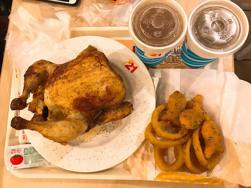 [新北] 板橋捷運~板橋大遠百-21世紀烤雞~連鎖烤雞首選21世紀