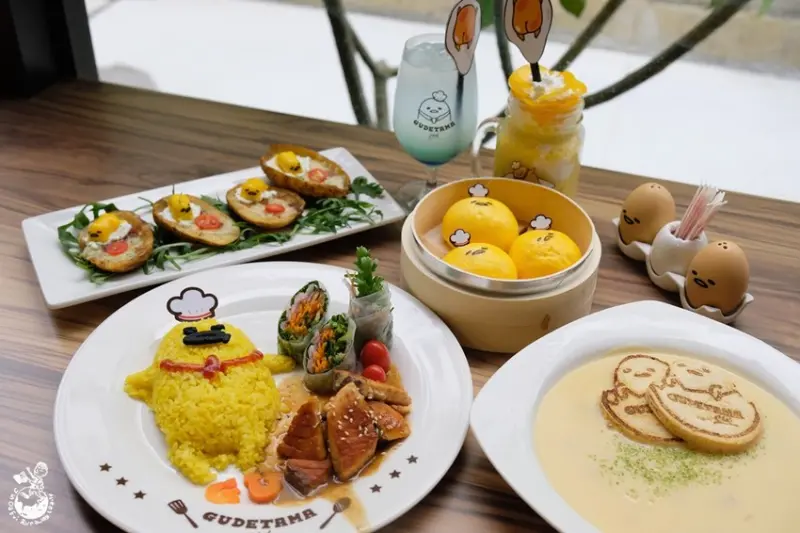 蛋黃哥五星主廚餐廳台中旗艦店-兩層樓高旋轉溜滑梯，試營運期間送蛋黃哥雞蛋糕 - 金大佛的奪門而出家網誌