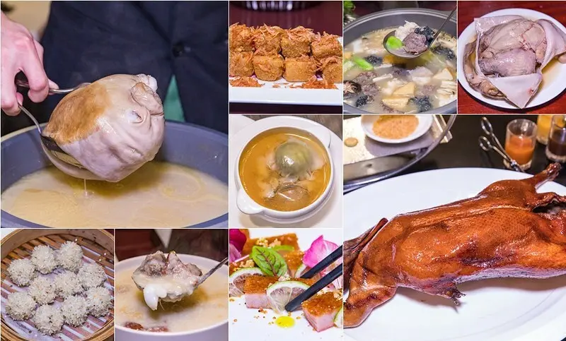 【台北捷運美食】【南港站美食】台北六福萬怡酒店-粵亮掛爐烤鴨三吃.花膠三品鍋.鮑魚灌湯包.麻辣珍珠丸