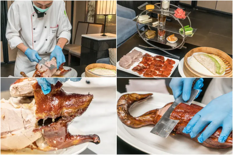 台北最時尚的廣式烤鴨｜靚皮烤鴨 台北六福萬怡廣式料理「粵亮」推薦菜色：雙嬌胡椒豬肚雞、地表最強福建炒飯、烤鴨三吃、香檸焦糖松阪豬