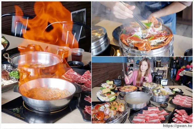 麻油鍋倒半罐米酒，直接上演超狂火焰秀！！新菜單不用500就能吃到龍蝦和螃蟹