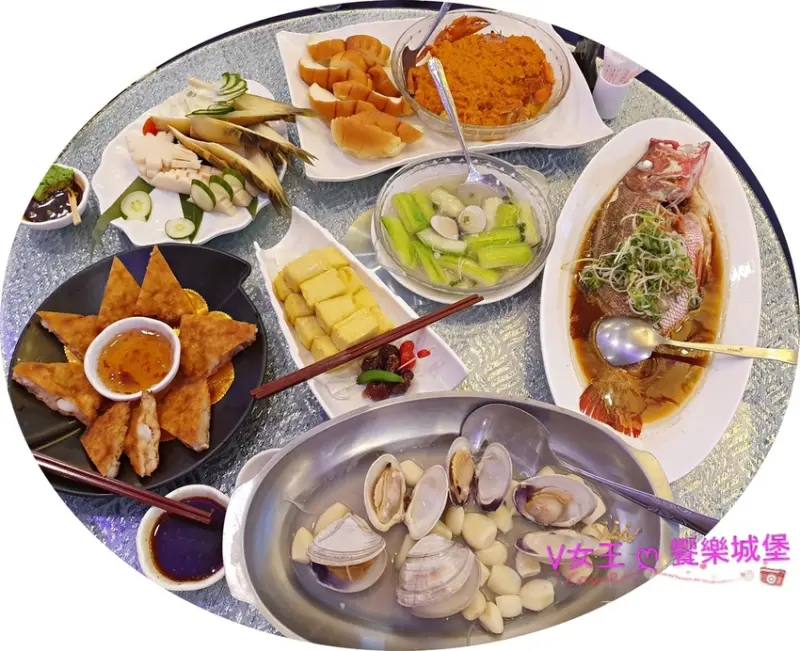 【淡水海鮮餐廳美食】富基采儷婚宴會館 ~ 原來吃新鮮海鮮也可以到淡水，不管你要吃台式桌菜小吃、家庭聚餐、春酒尾牙，都可以來這裡花少少吃飽飽 !