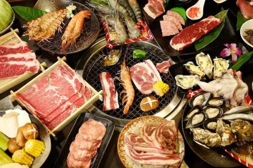 泰國蝦和烤肉吃到飽~燒肉眾文心店