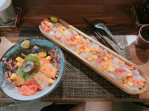 捷運西門站✿嵐山食肆✿唯美日式料理~超吸睛長木碗丁丁丼飯!