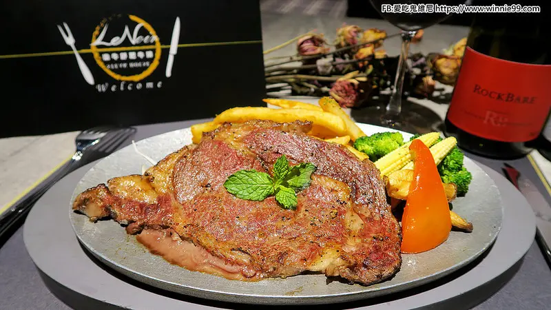 【樂牛舒肥牛排】台中最嫩法式舒肥牛排 沙拉 麵包 甜點 湯品 飲料 明治冰淇淋全都吃到飽 法式高質感裝潢 平價享受 完全是CP值爆表