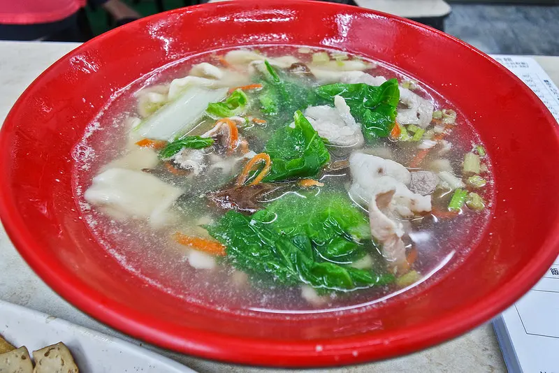 台北 建國手工水餃麵食館 吃麵疙瘩