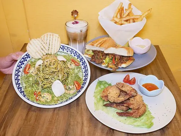 台北師大義大利麵推薦，道地義式料理這邊吃得到，保留麵心的義大利麵彈牙有嚼勁，菠菜醬頭一次看到好特別 (附詳細菜單)-Jana cafe嚼咖啡