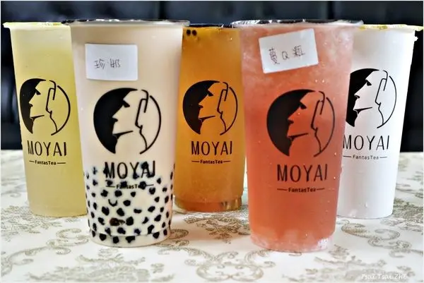 [飲料外送]MOYAI(三重車頭店)|炎炎夏日，喝MOYAI來場復活島體驗吧！|FantasTea：蔓Q粒、蘋香奇異、百香葡萄柚、檸檬愛玉、珍珠奶茶