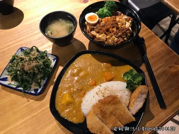【竹北美食】牧牛Mu Niu平價日式丼飯  麻婆豆腐/厚切豬排咖哩飯