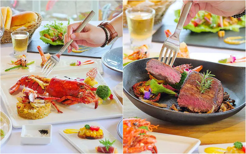 蝴蝶橋法式餐廳：最便宜650元起就吃得到專業法式料理！鄉村風莊園享受雙人波士頓龍蝦+安格斯菲力牛排頂級八道豐盛享受！