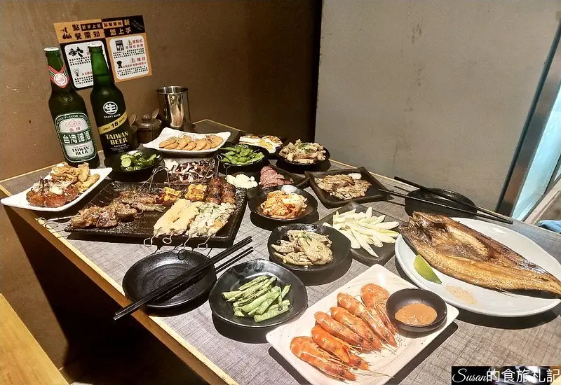 西門町吃到飽|串燒殿各式串燒、日式居酒屋料理通通讓你吃到飽只要499元起