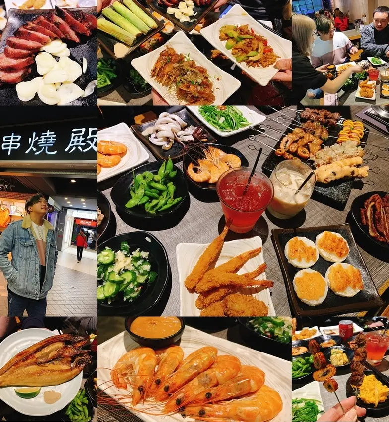 [美食] 串燒殿西門店 ♥ 燒烤│炸物│生魚片│蝦子吃到飽 ♥ 下班後大口吃肉的好所在 ♥ 高CP值台北吃到飽串燒推薦 (　´∀｀)b