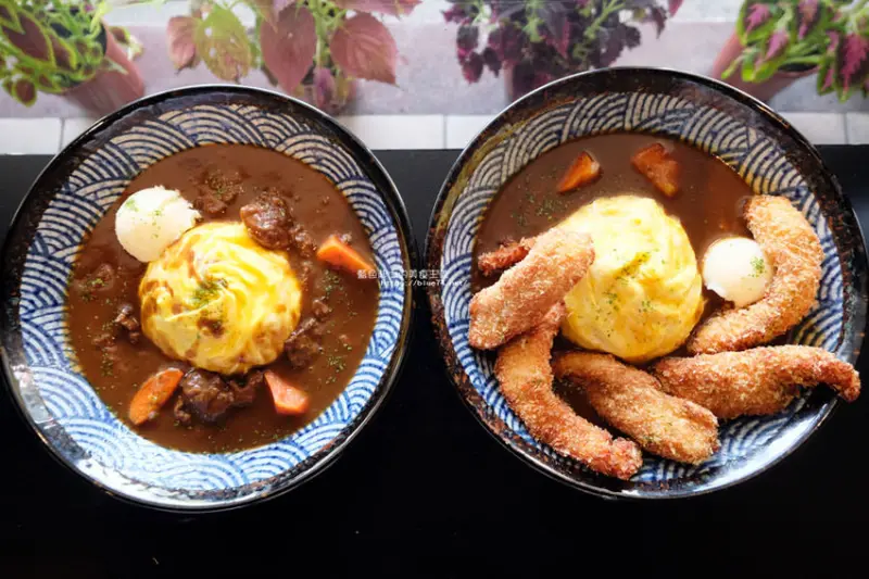 台中西屯│墨村食所-逢甲商圈咖哩飯，份量足價格划算，文修公園前 - 藍色起士的美食主義