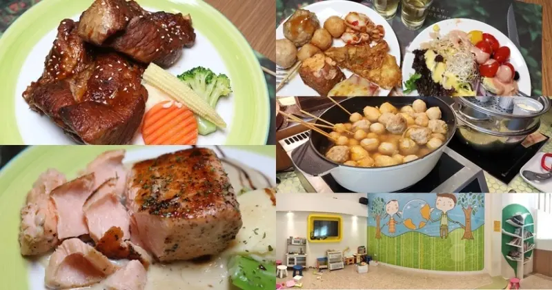 台南東區聚餐 精緻主餐加豐富自助吧超飽足 還有可愛遊戲室