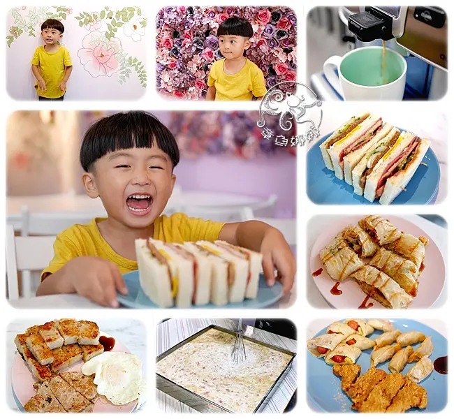 桃園美食【晨食早午餐】明亮、年輕的早餐環境，超美拍照花牆，超乎你對早餐的想像▋老闆每日現做港式蘿蔔糕，用料實在、價格親民、好吃又大碗