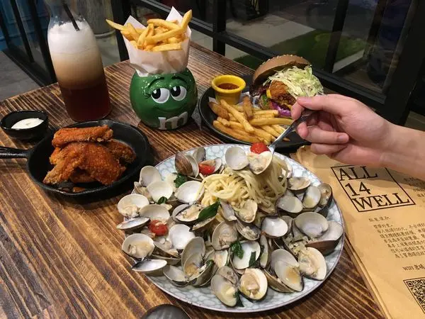 台北美食｜歐義式ALL 14 WELL-爆多蛤蜊義大利麵超滿足，CP值爆高