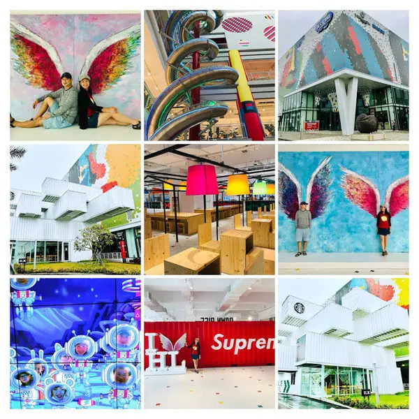 花蓮必去景點│洄瀾灣新天堂樂園│花蓮星巴克貨櫃屋│體驗奇幻之旅│新開幕加APP送冰淇淋拍天使之翼美照