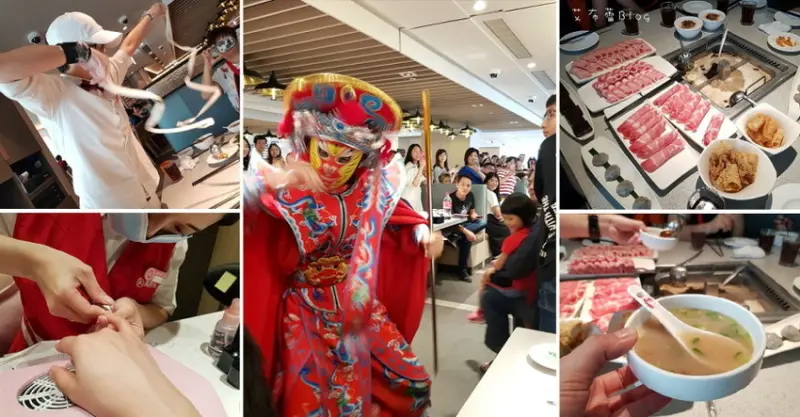 《高雄美食》海底撈（高雄巨蛋店）❤超浮誇的川味火鍋餐廳！！服務項目大好，爽度飆高~