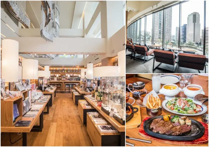 [台北信義]在台北最美的書店吃牛排！？蔦屋書店信義店WIRED TOKYO餐廳 - 大手牽小手。玩樂趣